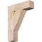 Ekena Millwork Traditional Block Smooth Bracket, Douglas Fir, 3 1/2"W x 14"D x 18"H BKT04X14X18TRA05SDF - alternate 1